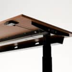 bureau adaptable metal et bois 3d modélisation et texture réaliste pour catalogue et e-commerce